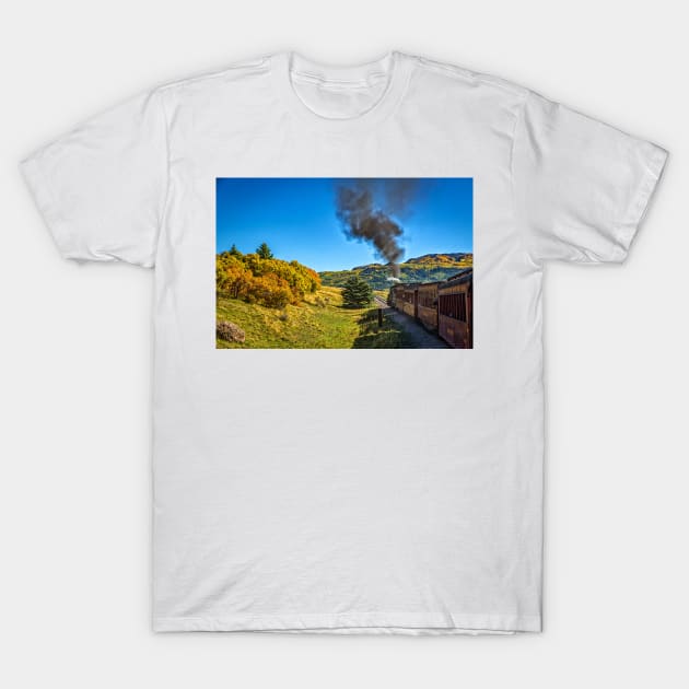 Cumbres and Toltec Narrow Gauge Railroad T-Shirt by Gestalt Imagery